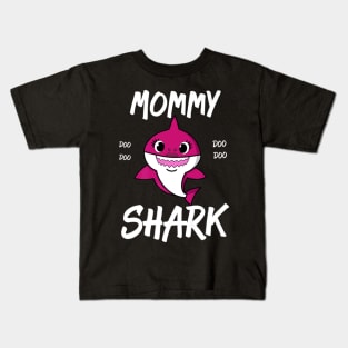 Baby Shark Mommy Shark Doo Doo Kids T-Shirt